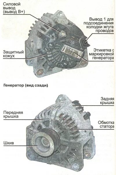 Рено дастер 14г схема подключения генератора Renault Dacia Duster 2011 года. Генератор