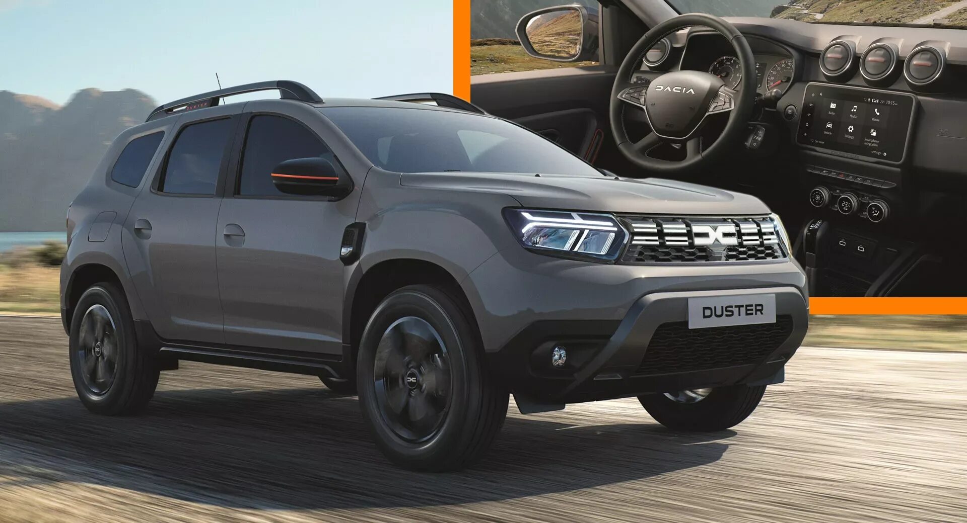 Рено дастер 2023 фото Компания DACIA представила новый топовый кроссовер Dacia Duster Extreme SE 2023 