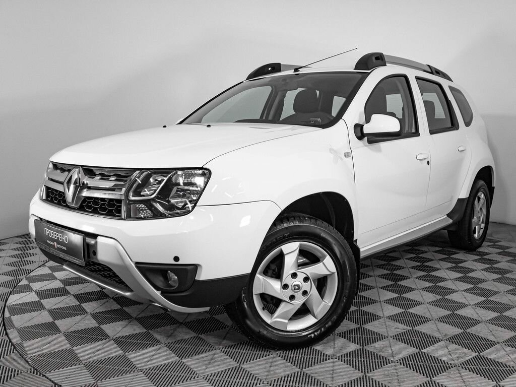 Рено дастер белый фото Купить б/у Renault Duster I Рестайлинг 2.0 AT (143 л.с.) 4WD бензин автомат в Мо