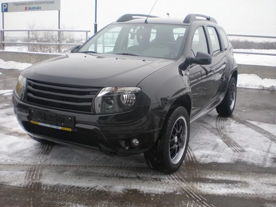 Рено дастер черный тюнинг наконец то я забрал свой дастер - Renault Duster (1G), 2 л, 2013 года покупка ма