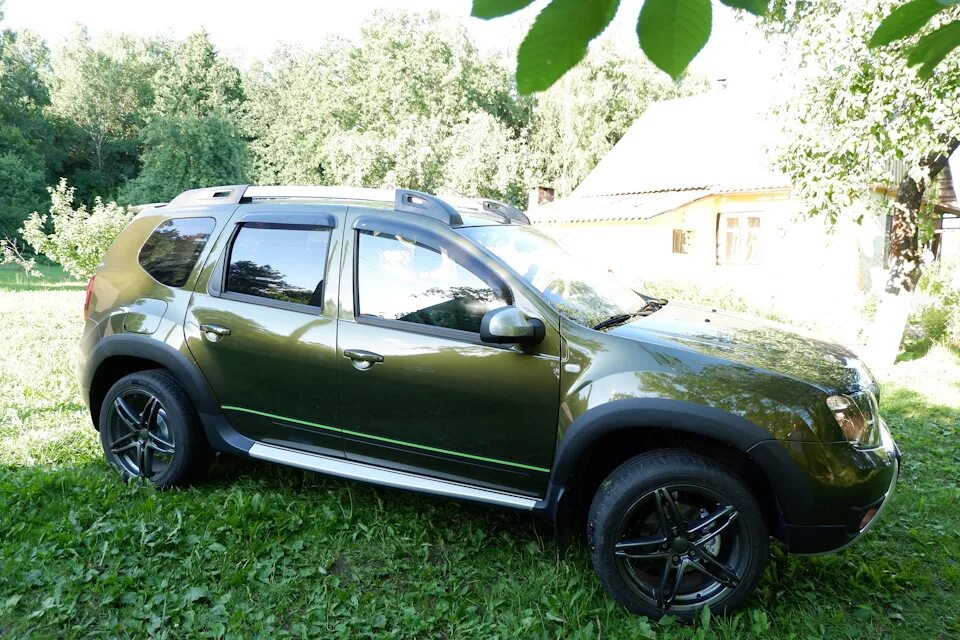 Рено дастер на 18 дисках фото Всякая мелочевка и…новые ДИСКИ! - Renault Duster (1G), 2 л, 2016 года аксессуары