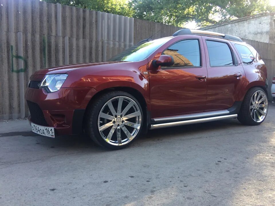 Рено дастер на 18 дисках фото Всё таки размер имеет значение :) - Renault Duster (1G), 2 л, 2012 года колёсные