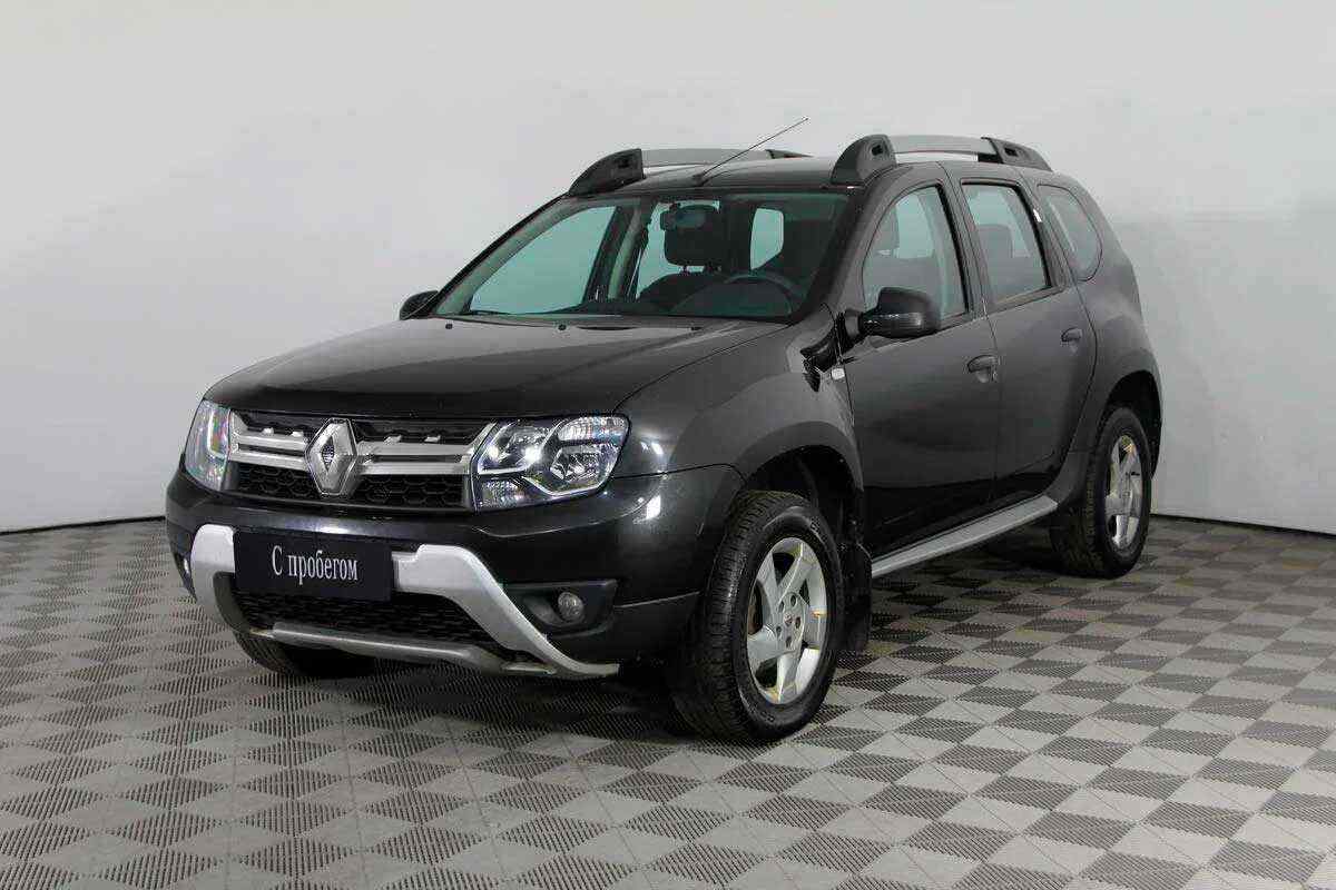 Рено дастер с пробегом фото цена Renault Duster Черный 2018 с пробегом 116 108 км. в автоцентре Крост в Ростове-н