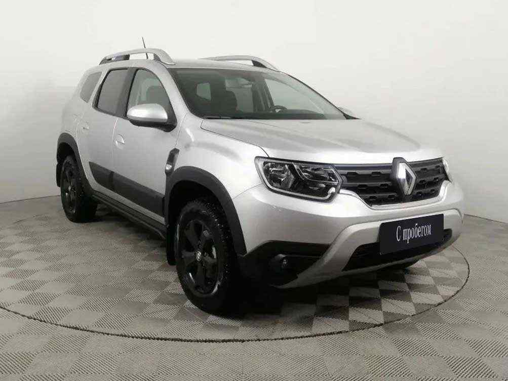 Рено дастер серебристый фото Renault Duster Серебряный 2021 с пробегом 21 527 км. в автоцентре Крост в Ростов