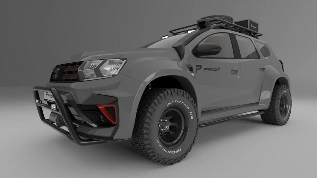 Рено дастер тюнинг оффроад Formacar: Prior Design сначала опустил, а потом поднял паркетник Dacia Duster