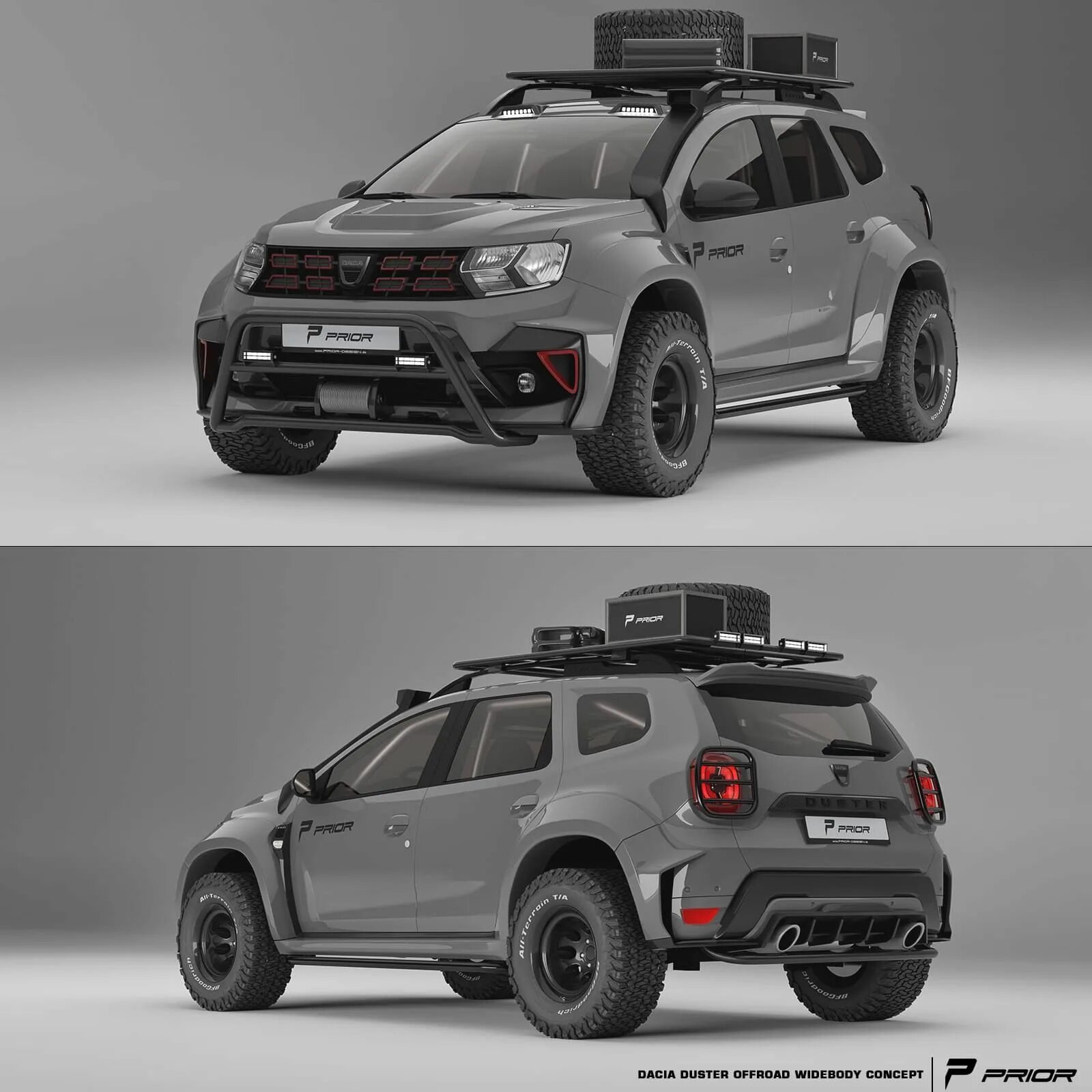 Рено дастер тюнинг оффроад PRIOR-DESIGN PD OFFROAD WB Обвес на Renault Duster - PRIOR-DESIGN Россия