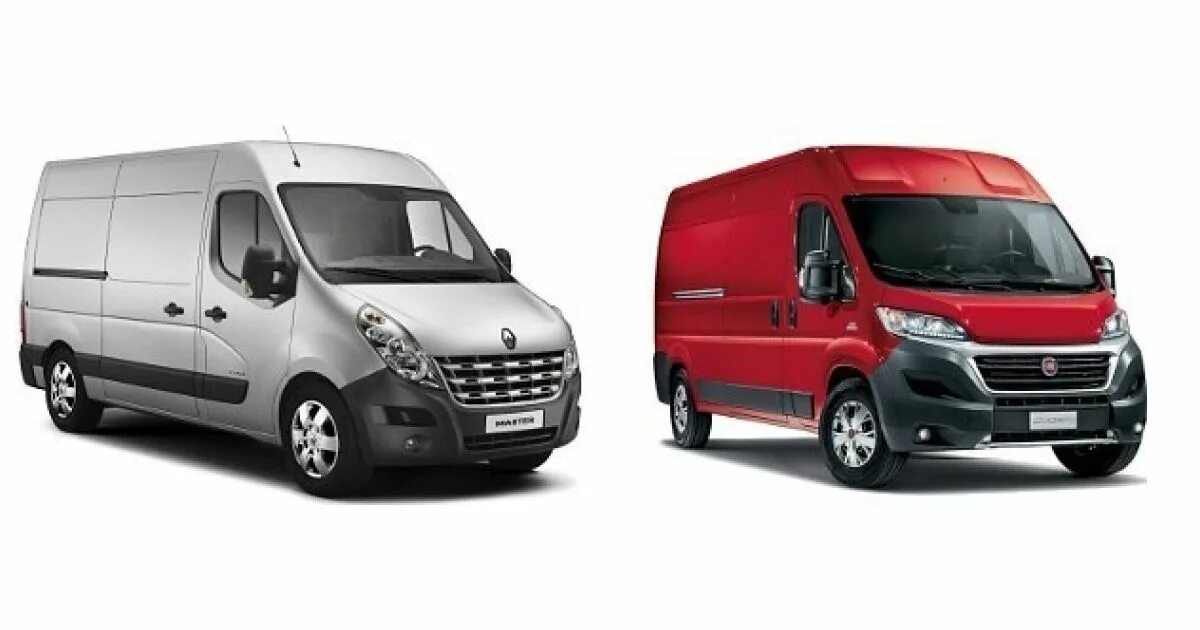 Рено дукато фото Порівнюємо Fiat Ducato Furgone 2014 і Renault Master Fourgon 2011