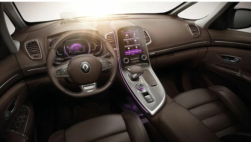 Рено эспейс салон фото The personalized, intuitive, connected multimedia system - R-LINK 2 - Renault Gr