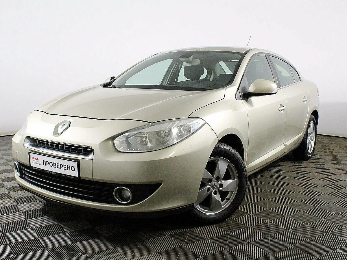 Рено флюенс 2011 фото Купить б/у Renault Fluence I 1.6 AT (106 л.с.) бензин автомат в Москве: бежевый 