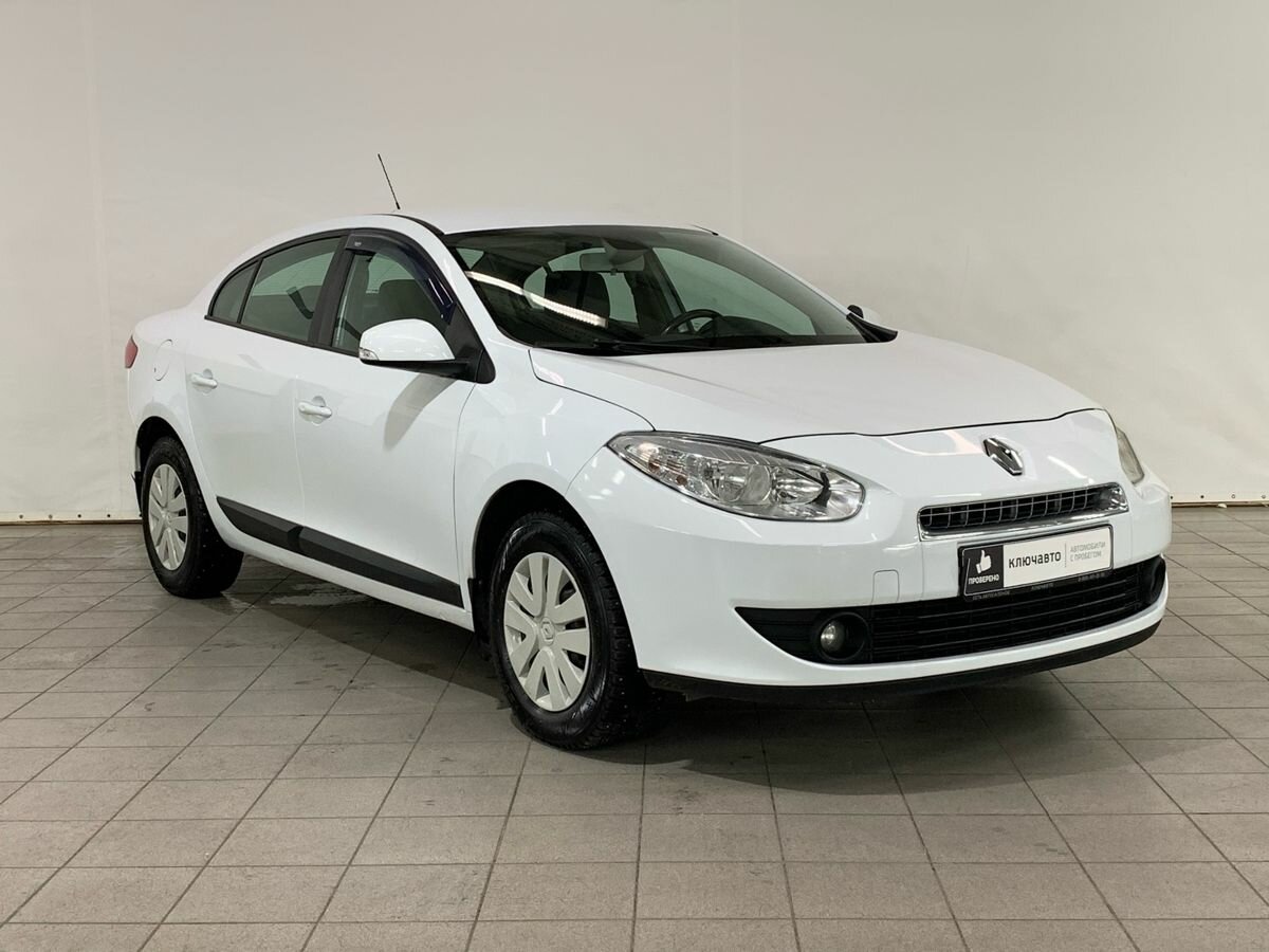 Рено флюенс 2012 фото Купить б/у Renault Fluence I 1.6 MT (106 л.с.) бензин механика в Москве: белый Р