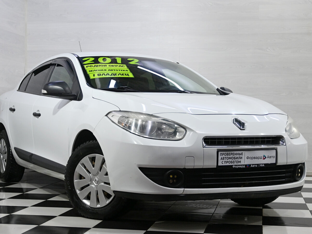 Рено флюенс 2012 фото Купить б/у Renault Fluence I 1.6 MT (106 л.с.) бензин механика в Уфе: белый Рено