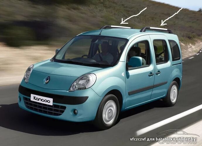 Рено фото 2011 КУПЛЮ на Renault Kangoo II 2011 года рейлинги - Барахолка onliner.by