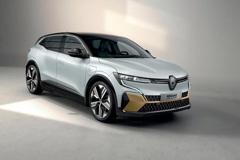 Рено фото 2021 Renault Megane E-Tech 2022 - новый электрический компактный кроссовер - новость 