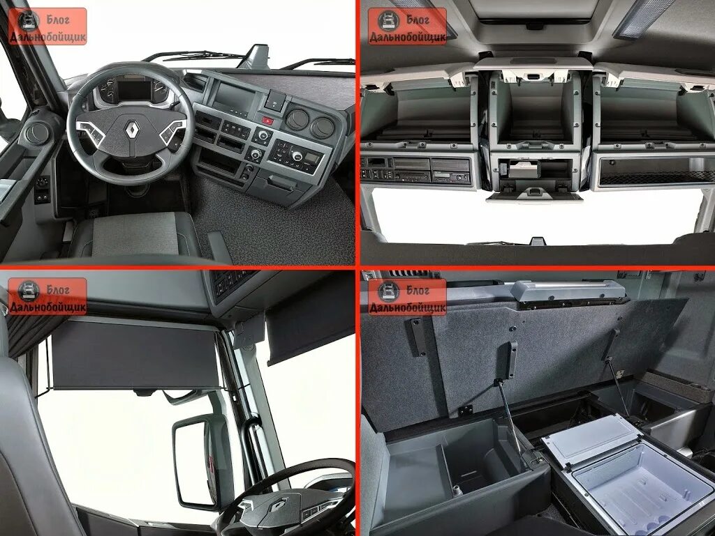 Рено кабина внутри фото Статьи на Driver's Digest: DALNOBOI.ORG - Тест-драйв: Renault Trucks T