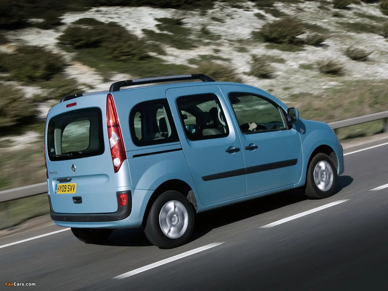 Рено kangoo фото Renault Kangoo UK-spec 2009–12 images (1280x960)