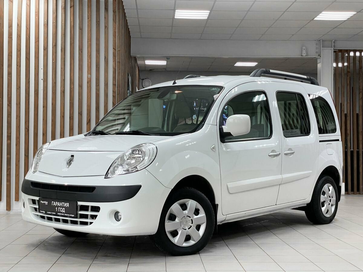 Рено кангоо фото и цены Купить б/у Renault Kangoo II 1.6 MT (84 л.с.) бензин механика в Твери: белый Рен