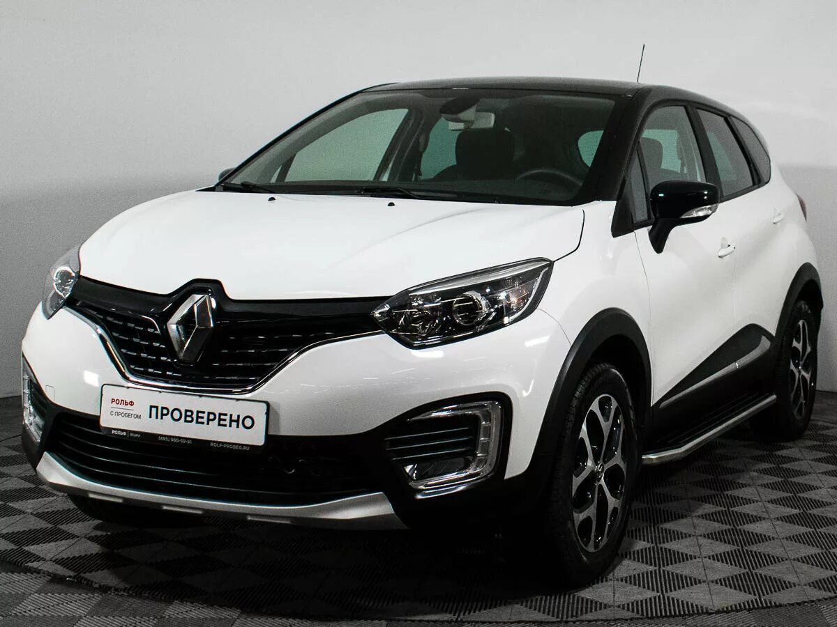 Рено каптур белый фото Купить б/у Renault Kaptur I 2.0 AT (143 л.с.) 4WD бензин автомат в Москве: белый