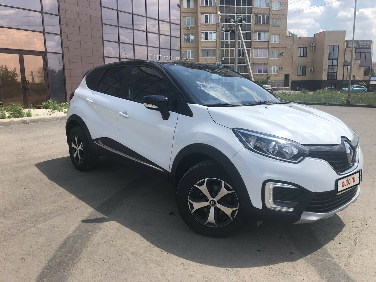 Рено каптур белый фото Купить б/у Renault Kaptur I 1.6 MT (114 л.с.) бензин механика в Оренбурге: белый