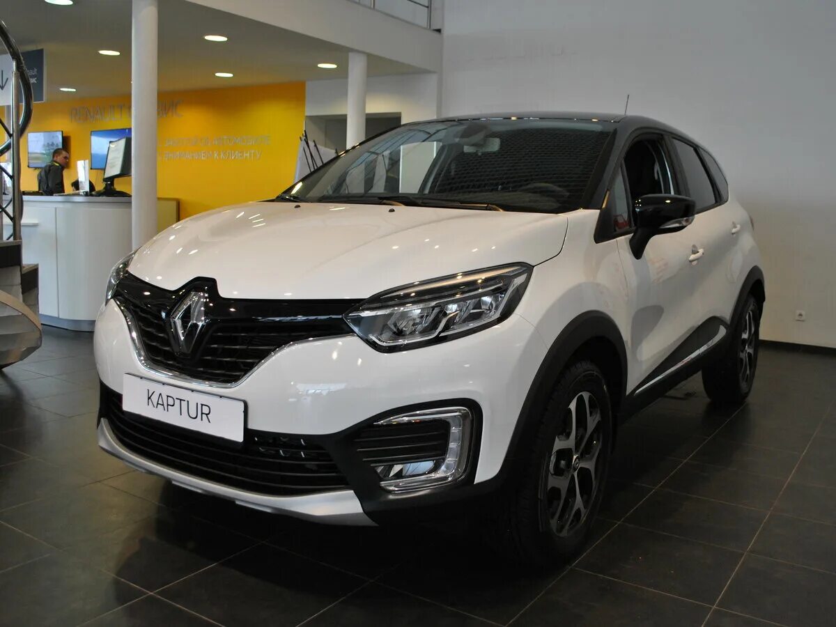 Рено каптур белый фото Купить новый Renault Kaptur I 1.6 CVT (114 л.с.) бензин вариатор в Волжском: бел