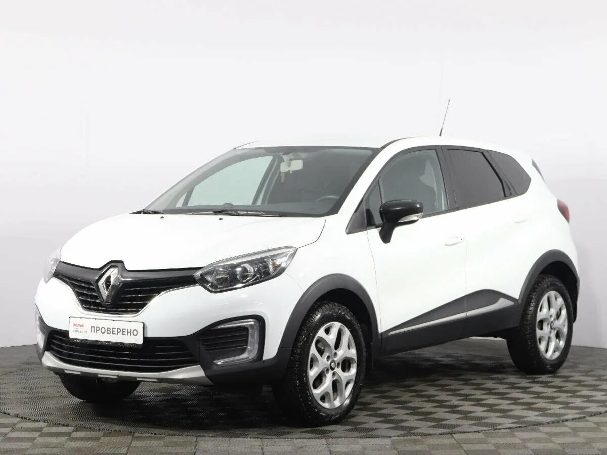 Рено каптур белый фото Купить б/у Renault Kaptur I 1.6 CVT (114 л.с.) бензин вариатор в Санкт-Петербург