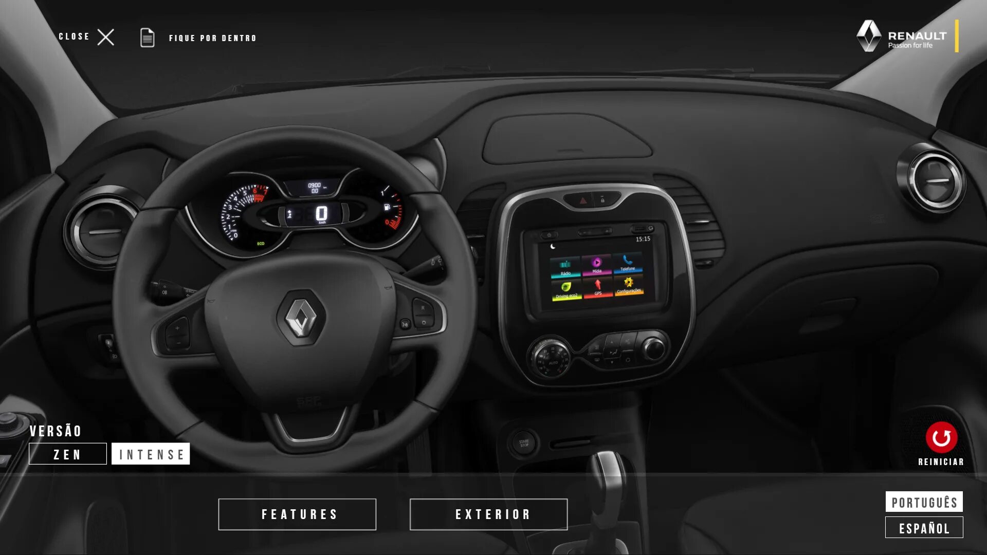 Рено каптур как подключить блютуз Renault Captur Car Configurator :: Behance