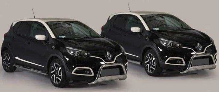 Рено каптур тюнинг фото Stainless Steel Grille Guard Renault Captur 2013-on Fortec 4x4