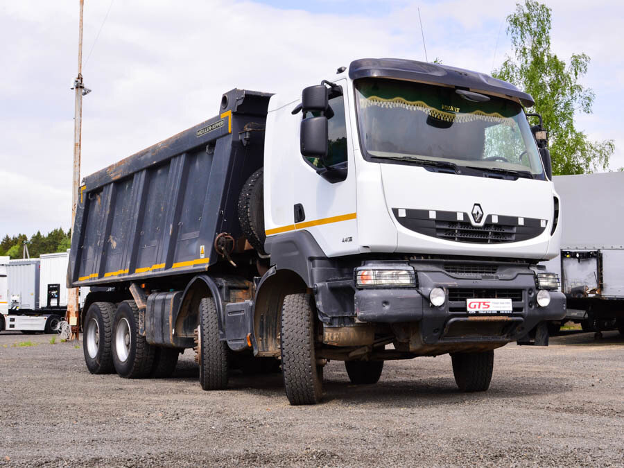 Рено керакс фото Купить б/у Renault Kerax дизель механика в Зеленограде: белый самосвал 2012 года