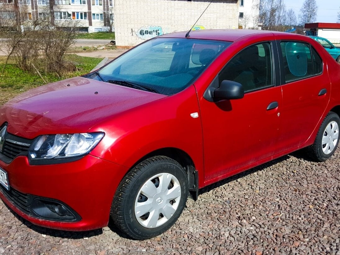 Рено красного цвета фото Купить б/у Renault Logan II 1.6 MT (82 л.с.) бензин механика в Санкт-Петербурге: