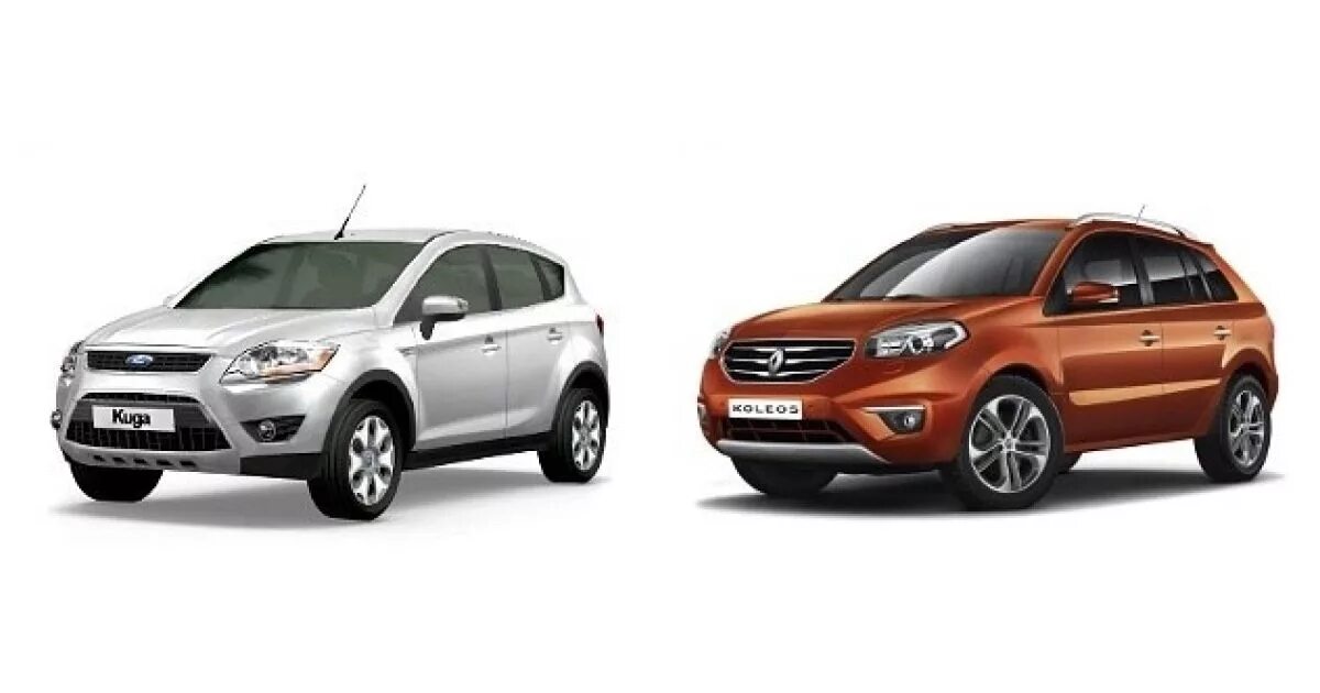 Рено куга фото Порівнюємо Ford Kuga 2008 і Renault Koleos 2011