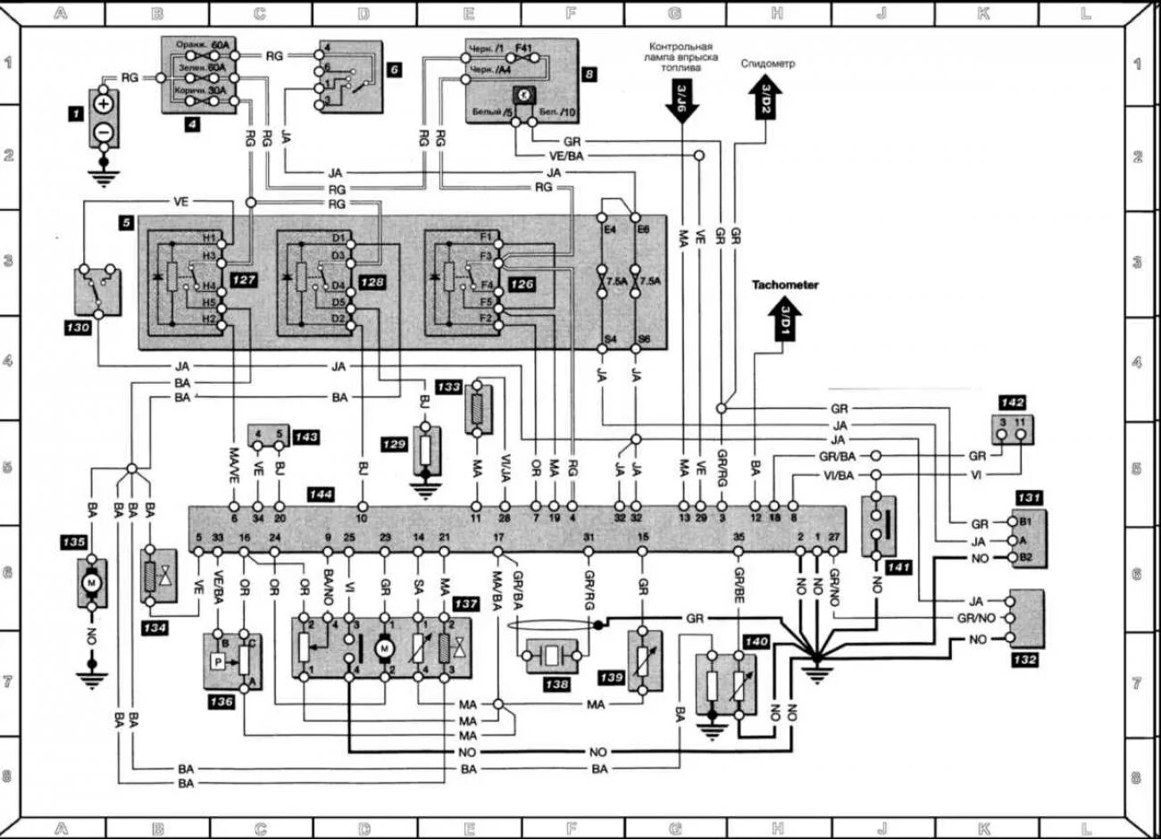 Рено лагуна 2 электрические схемы Siemens-Fenix 3 central fuel injection system (Renault Megane 1, 1995-2002) - "E