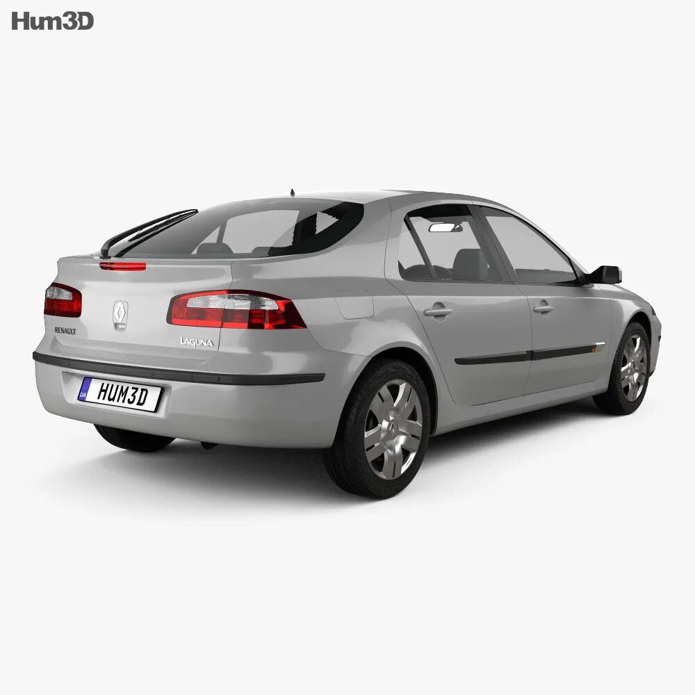 Рено лагуна лифтбек фото Renault Laguna liftback 2004 Modelo 3D - Vehículos on Hum3D