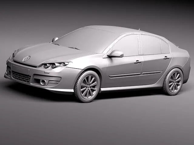 Рено лагуна седан фото Renault Laguna 2011 Sedan - 3D Model by SQUIR