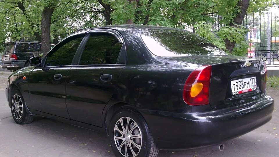 Рено ланос фото Chevrolet Lanos 1.5 бензиновый 2006 Черный металлик 1.5SE на DRIVE2