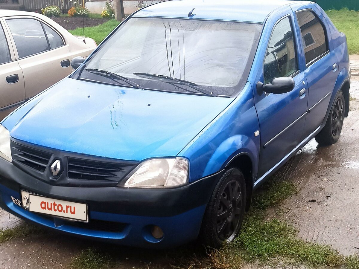 Рено логан 1 фото 1 6 Купить б/у Renault Logan I 1.6 MT (87 л.с.) бензин механика в Троицке: синий Рен