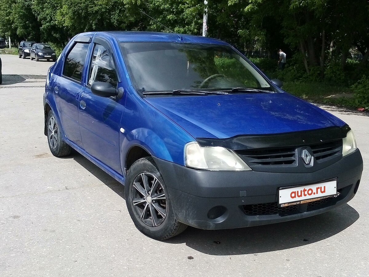 Рено логан 1 фото 1 6 Купить б/у Renault Logan I 1.4 MT (75 л.с.) бензин механика в Рязани: синий Рено