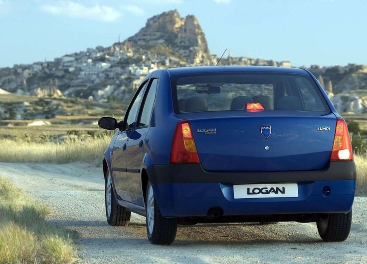 Рено логан 1 фото сзади 2005 Dacia Logan 1.4 MPI Dacia logan, Dacia, Logan