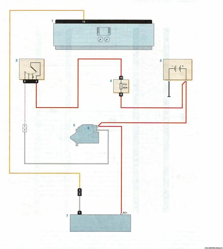 Рено логан 1 подключение генератора Схема соединений генератора и стартера Renault Logan Floor plans, Renault, Diagr