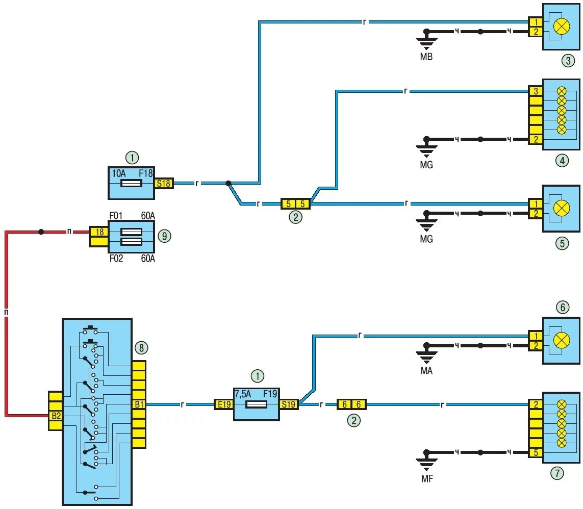 Рено логан 1 схема подключения фар Подсветка задней эмблемы Renault. Часть № 2. Подключение. - Renault Logan (1G), 