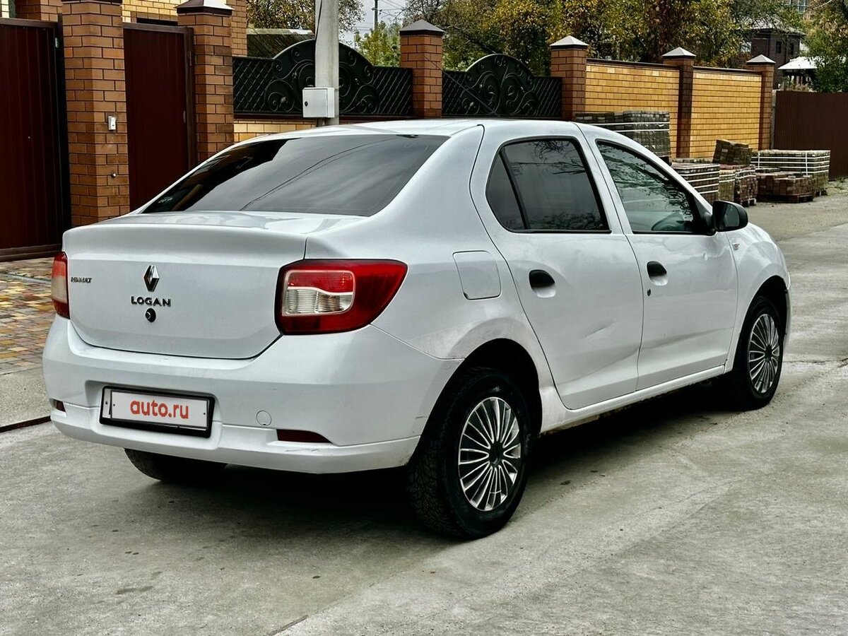 Рено логан 2 белый фото Купить б/у Renault Logan II 1.6 MT (82 л.с.) бензин механика в Брянске: белый Ре