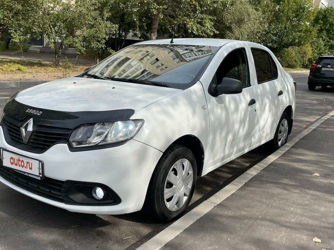 Рено логан 2 белый фото Купить б/у Renault Logan II 1.6 MT (82 л.с.) бензин механика в Москве: белый Рен