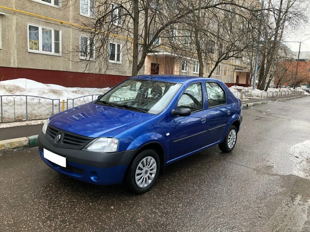 Рено логан 2 синий фото Купить б/у Renault Logan I 1.6 MT (87 л.с.) бензин механика в Москве: синий Рено