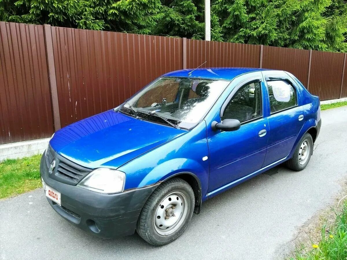 Рено логан 2 синий фото Купить б/у Renault Logan I 1.4 MT (75 л.с.) бензин механика в Уфе: синий Рено Ло