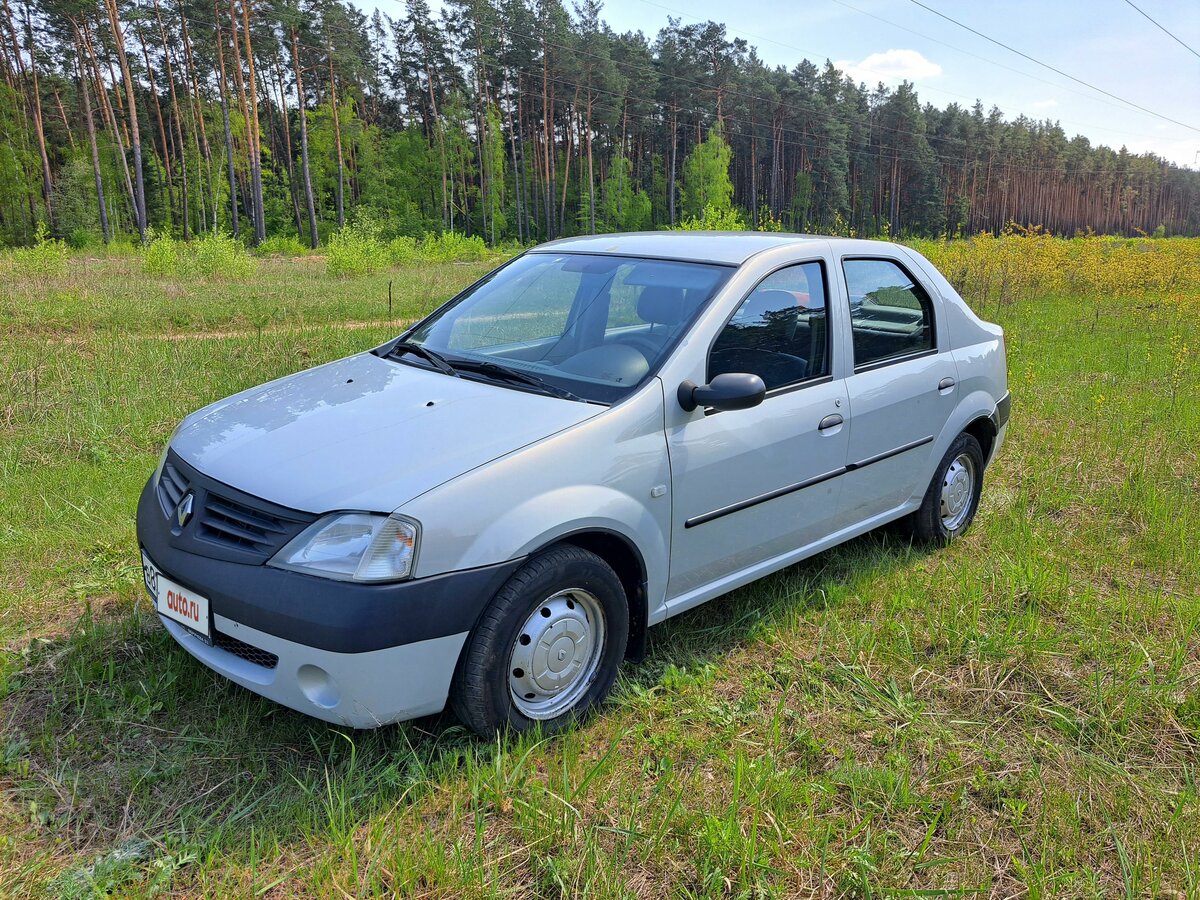 Рено логан 2006 год фото Купить б/у Renault Logan I 1.4 MT (75 л.с.) бензин механика в Протвино: серый Ре