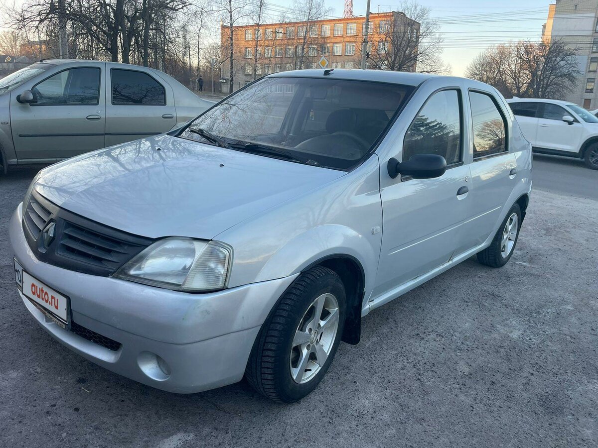 Рено логан 2006 год фото Купить б/у Renault Logan I 1.4 MT (75 л.с.) бензин механика в Курске: серебристы