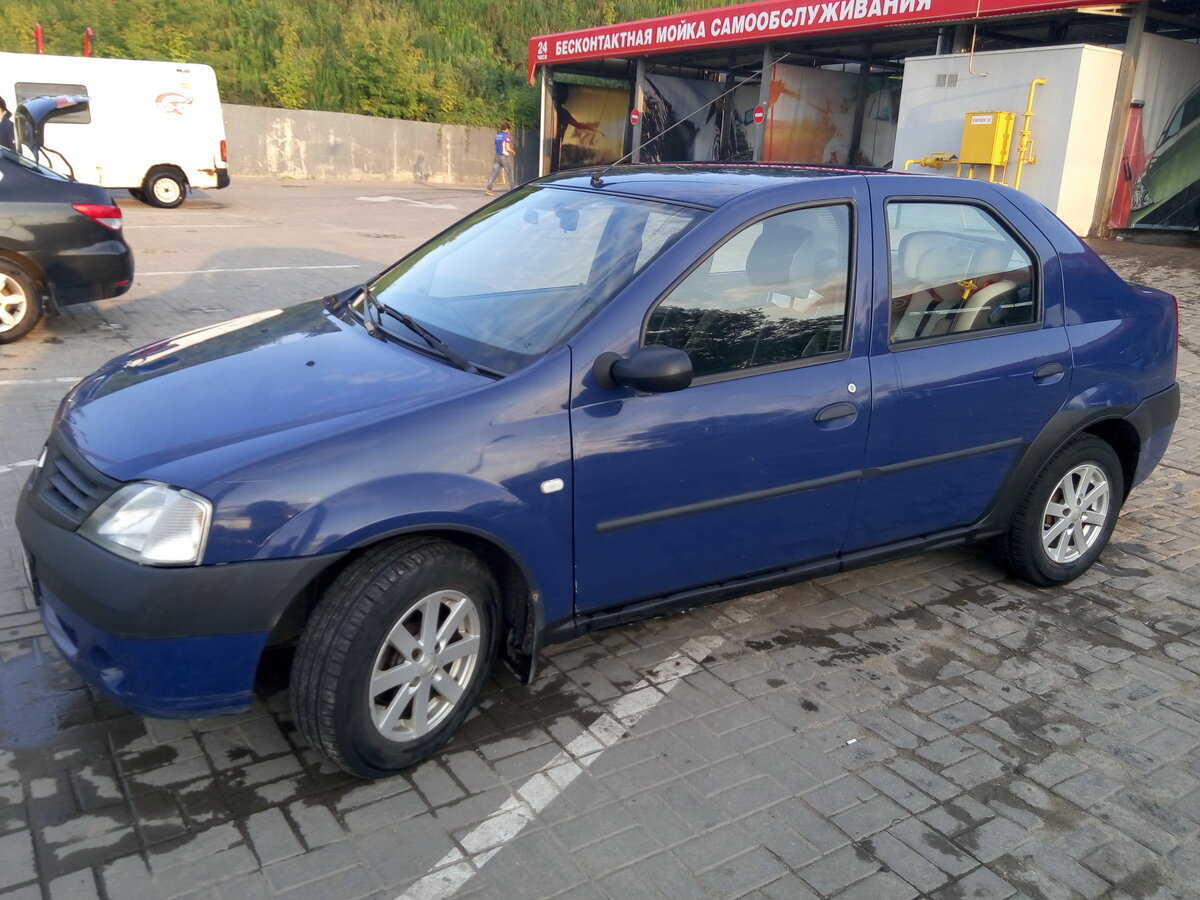 Рено логан 2006 год фото Купить б/у Renault Logan I 1.4 MT (75 л.с.) бензин механика в Туле: синий Рено Л