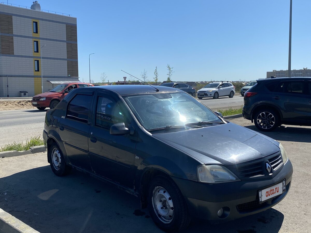 Рено логан 2006 год фото Купить б/у Renault Logan I 1.6 MT (87 л.с.) бензин механика в Казани: серый Рено