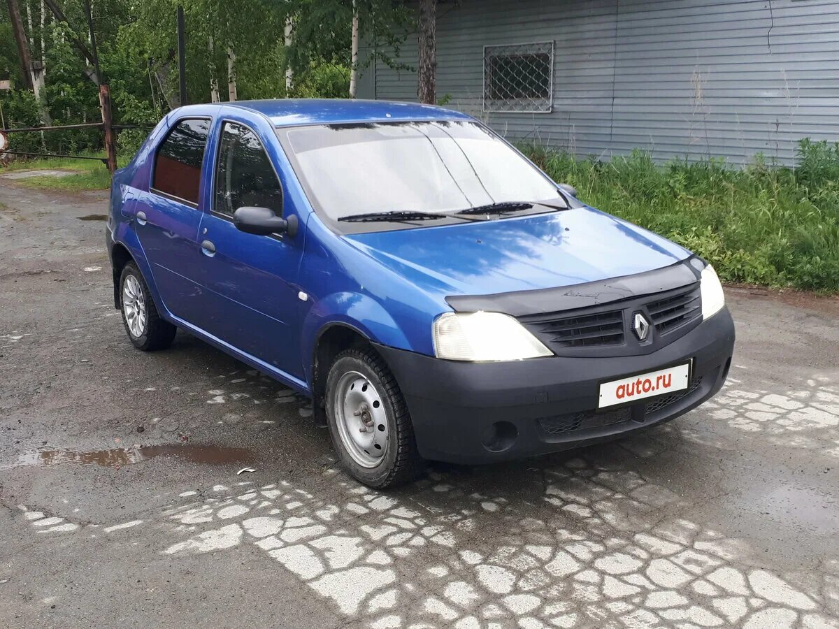 Рено логан 2006 год фото Купить б/у Renault Logan I 1.4 MT (75 л.с.) бензин механика в Екатеринбурге: син