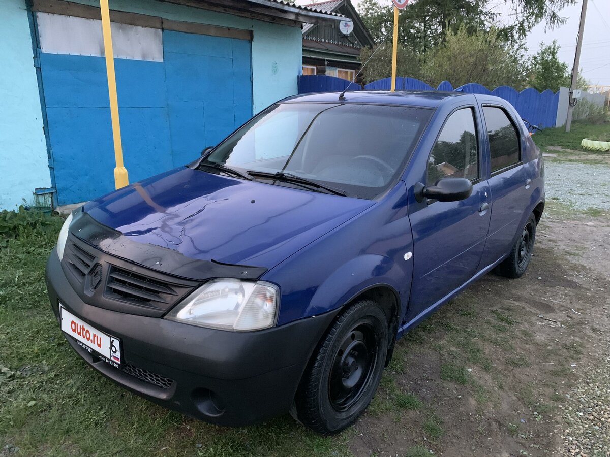 Рено логан 2006 год фото Купить б/у Renault Logan I 1.4 MT (75 л.с.) бензин механика в Нижнем Тагиле: син