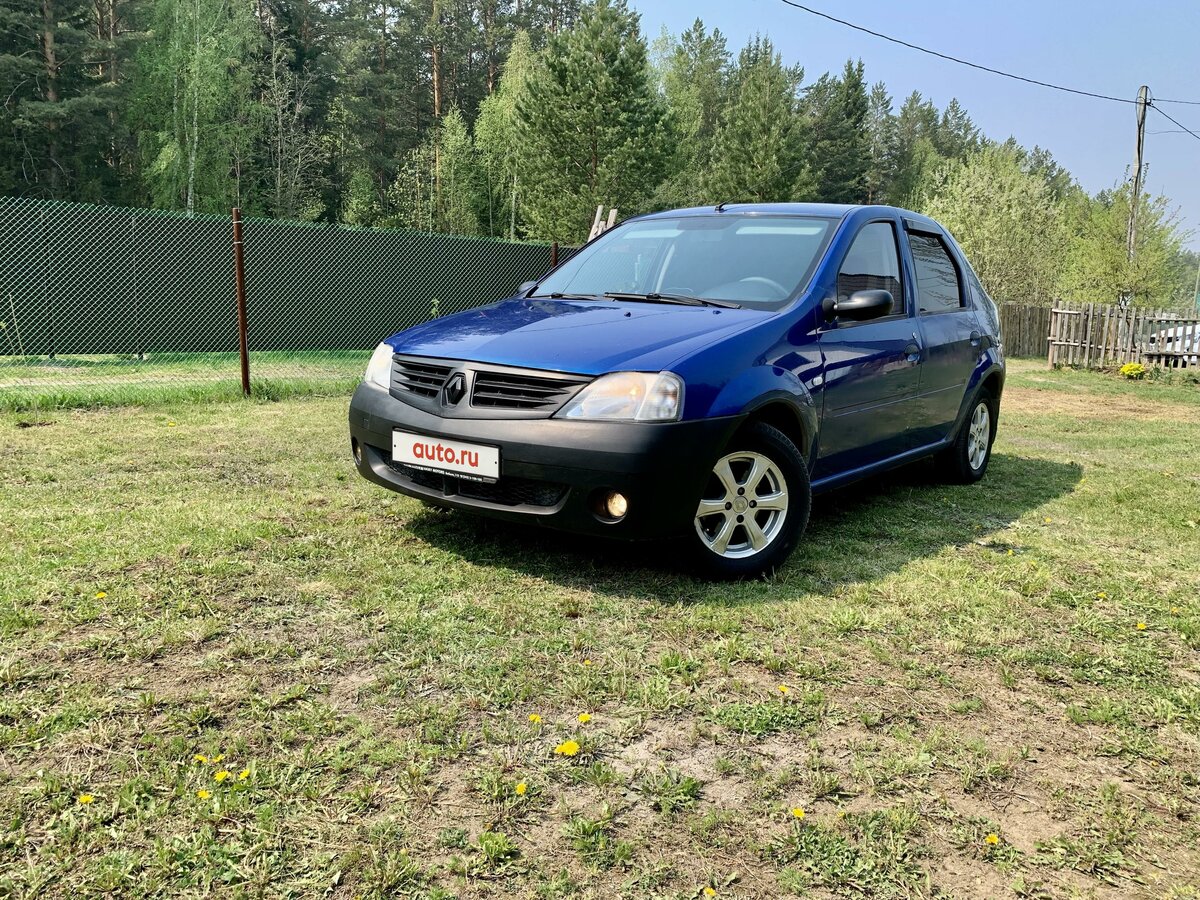 Рено логан 2007 года фото Купить б/у Renault Logan I 1.4 MT (75 л.с.) бензин механика в Екатеринбурге: син