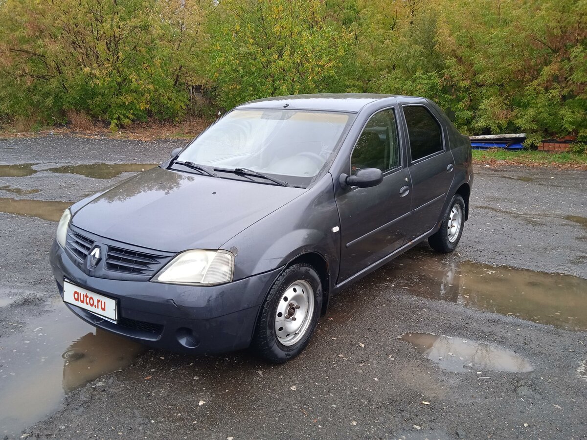 Рено логан 2008 фото Купить б/у Renault Logan I 1.4 MT (75 л.с.) бензин механика в Перми: серый Рено 